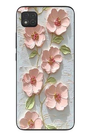 Redmi 9C Uyumlu Gül Kurusu Baskılı Silikon Kılıf