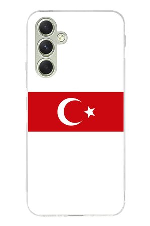 Samsung Galaxy A15 Uyumlu Türk Milli Takım Beyaz Forma Baskılı Silikon Kılıf