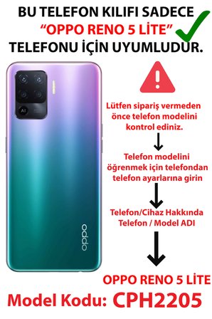 OPPO Reno 5 Lite Uyumlu Bauhaus İnci Küpeli Kız Baskılı Silikon Kılıf