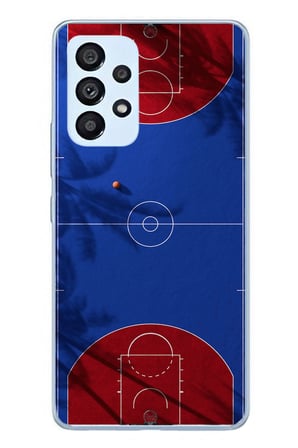 Samsung Galaxy A53 Uyumlu Basketbol Sahası Baskılı Silikon Kılıf