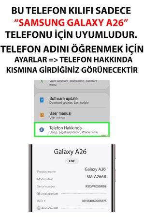 Samsung Galaxy A26 Uyumlu Atatürk İstiklal Panoraması Baskılı Silikon Kılıf
