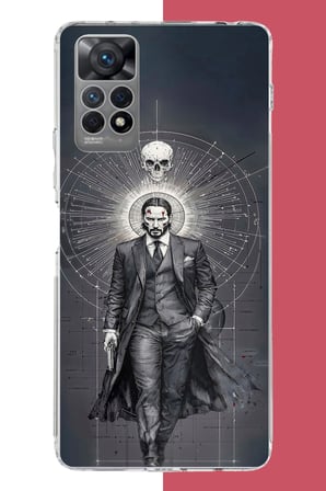 Redmi Note 12 PRO 4G Uyumlu baba yaga Baskılı Silikon Kılıf