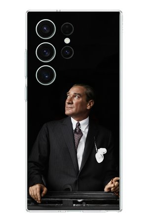 Samsung Galaxy S26 Ultra Uyumlu Ufka Bakan Lider Atatürk Baskılı Silikon Kılıf