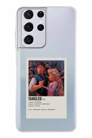 Samsung Galaxy S21 ULTRA Uyumlu Rapunzel Tangled Tasarımlı Baskılı Silikon Kılıf