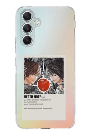 Samsung Galaxy A34 Uyumlu Death Note Poster Tasarımlı Baskılı Silikon Kılıf