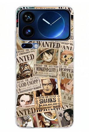 Xiaomi 17 Pro Max Uyumlu One Piece Gazete Tasarımlı Baskılı Silikon Kılıf