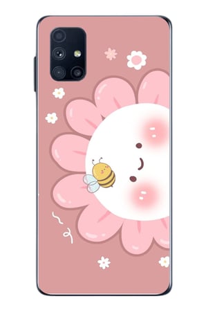 Samsung Galaxy M51 Uyumlu Papatyam Baskılı Silikon Kılıf