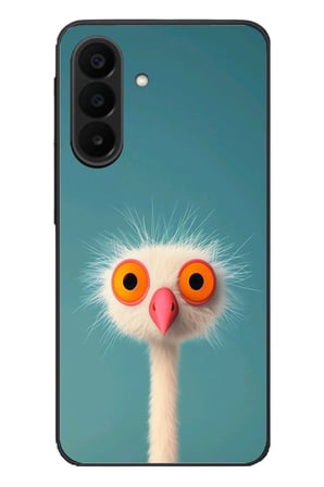 Samsung Galaxy A27 Uyumlu Şaşkın Hayvan Baskılı Silikon Kılıf