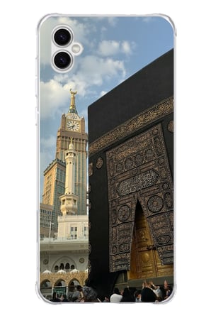 Samsung Galaxy A04 Uyumlu Manevi Huzur Kabe Kapısı Umre Baskılı Silikon Kılıf