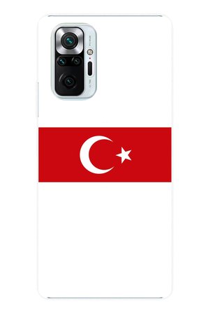 Redmi Note 10 PRO Uyumlu Türk Milli Takım Beyaz Forma Baskılı Silikon Kılıf