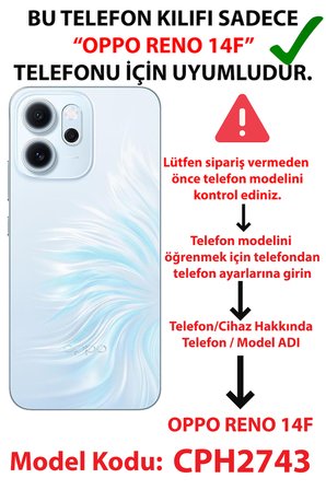 OPPO Reno 14F Uyumlu Bordür Çiçekli Sabır Yazılı Baskılı Silikon Kılıf