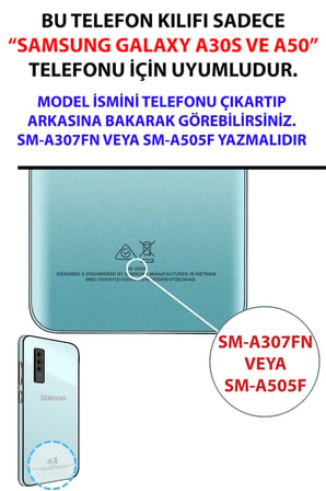 Samsung Galaxy A50-A30S Uyumlu Bauhaus İnci Küpeli Kız Baskılı Silikon Kılıf
