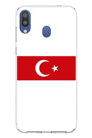 Samsung Galaxy M20 Uyumlu Türk Milli Takım Beyaz Forma Baskılı Silikon Kılıf