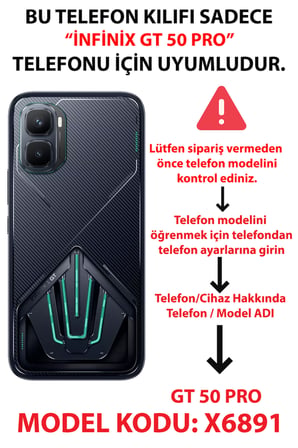 İnfinix GT 50 Pro Uyumlu Atatürk'ün Mirası Baskılı Silikon Kılıf