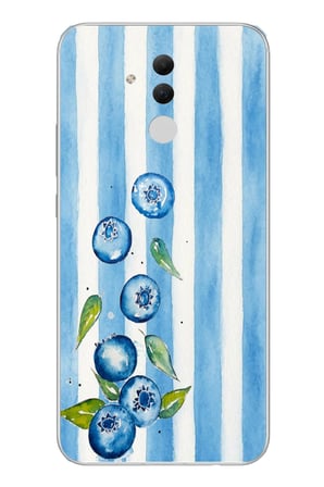 Huawei Mate 20 Lite Uyumlu Yaban Mersinleri Baskılı Silikon Kılıf