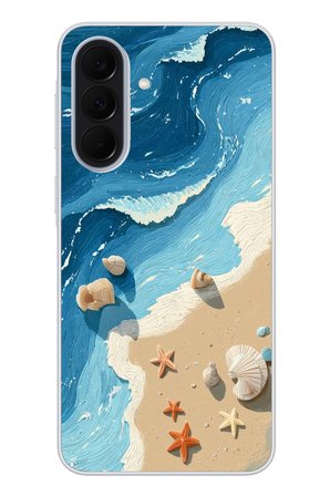 Samsung Galaxy A37 Uyumlu Deniz Yıldızı Tatilde Baskılı Silikon Kılıf