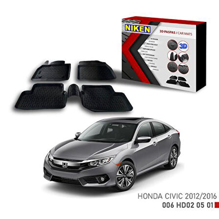 3D PASPAS HONDA CIVIC 2012-2016
