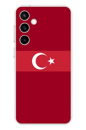 Samsung Galaxy S23 FE Uyumlu Türk Milli Takım Kırmızı Forma Baskılı Silikon Kılıf