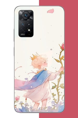 Redmi Note 11E Uyumlu küçük prens6 Baskılı Silikon Kılıf
