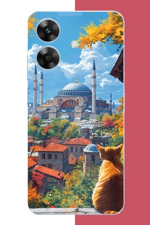 Realme Note 60 Uyumlu Ayasofya1 Baskılı Silikon Kılıf
