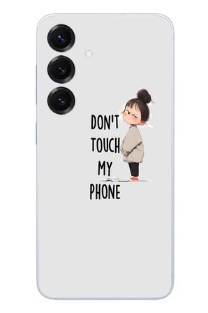 Samsung Galaxy S25 Uyumlu Telefonuma Dokunma Baskılı Silikon Kılıf