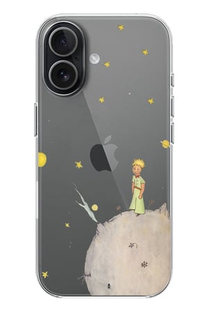 iPhone 17 Uyumlu Küçük Prens Tasarımlı Baskılı Silikon Kılıf