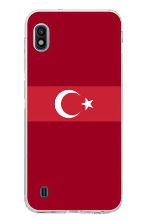 Samsung Galaxy A10 Uyumlu Türk Milli Takım Kırmızı Forma Baskılı Silikon Kılıf