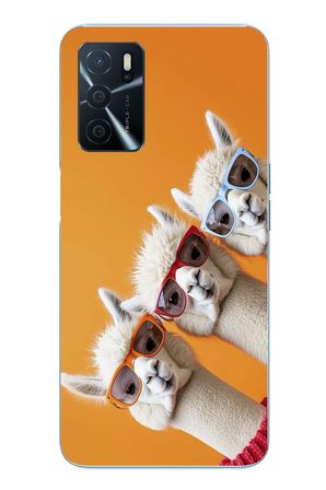Oppo A16 Uyumlu Lamalar Baskılı Silikon Kılıf