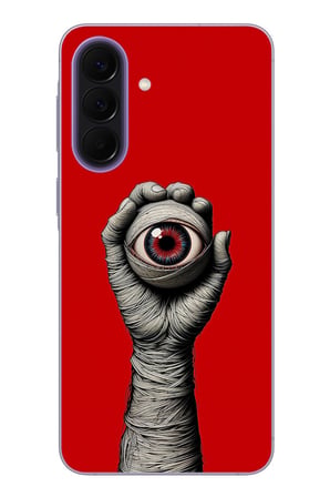 Samsung Galaxy A57 Uyumlu Tek Göz Elde Baskılı Silikon Kılıf