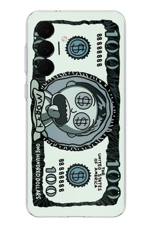 Samsung Galaxy A37 Uyumlu Morty Dolar Baskılı Silikon Kılıf