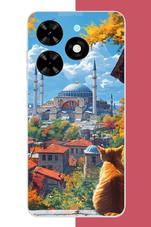 Tecno Spark Go 2024 Uyumlu Ayasofya1 Baskılı Silikon Kılıf