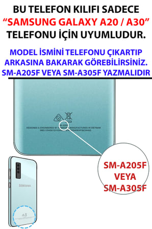 Samsung Galaxy A20-A30 Uyumlu Neon Gözlüklü Modern Eros Baskılı Silikon Kılıf