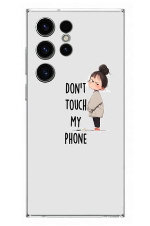 Samsung Galaxy S23 Ultra Uyumlu Telefonuma Dokunma Baskılı Silikon Kılıf
