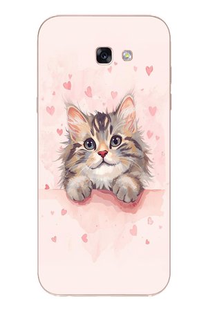 Samsung Galaxy A7 (2017) Uyumlu Benim Kedim Baskılı Silikon Kılıf