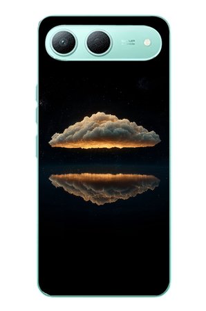Tecno Spark 40 5G Uyumlu Bulut  Yansıması Baskılı Silikon Kılıf