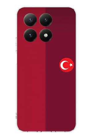 Xiaomi Mi 15T PRO Uyumlu Türk Milli Takım Parçalı Forma Baskılı Silikon Kılıf