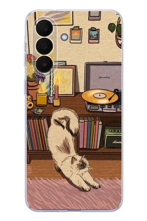 Samsung Galaxy A27 Uyumlu Nostaljik Köpek Tasarımlı Baskılı Silikon Kılıf