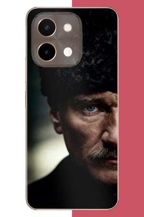 Vivo 28 Uyumlu Atatürk4 Baskılı Silikon Kılıf