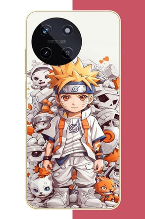 Realme 11 4G Uyumlu naruto Baskılı Silikon Kılıf