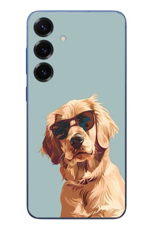 Samsung Galaxy S25 Plus Uyumlu Karizmatik Köpek Baskılı Silikon Kılıf