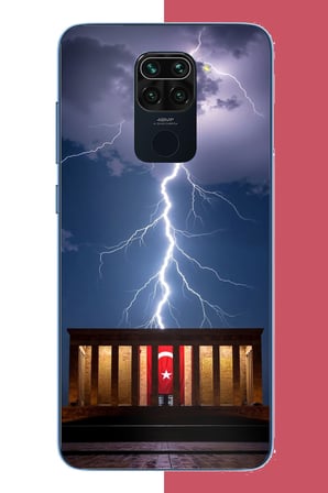 Redmi Note 9 Uyumlu Anıtkabir Baskılı Silikon Kılıf