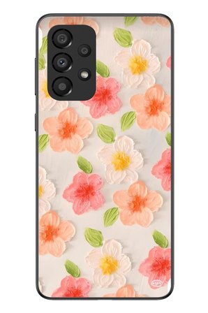 Samsung Galaxy A33 Uyumlu Güzel Papatyalar Baskılı Silikon Kılıf