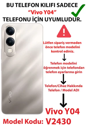 Vivo Y04 Uyumlu Türk Milli Takım Kırmızı Forma Baskılı Silikon Kılıf