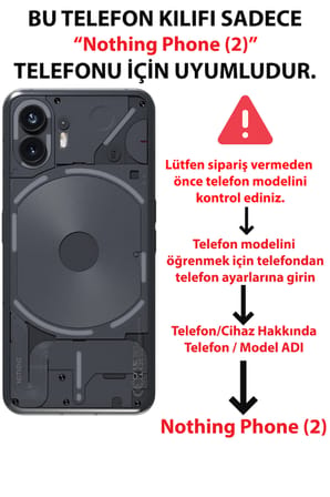 Nothing Phone (2) Uyumlu Sevimli Kedicikler ve Patiler Baskılı Silikon Kılıf