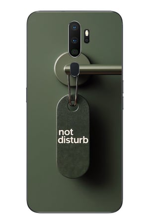 Oppo A5 2020 Uyumlu Not Disturb Baskılı Silikon Kılıf