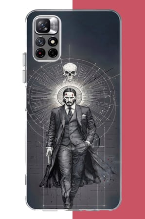 Redmi 10 Uyumlu baba yaga Baskılı Silikon Kılıf