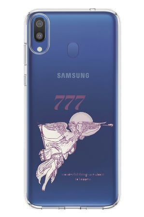 Samsung Galaxy M20 Uyumlu 777 Melek Tasarımlı Baskılı Silikon Kılıf