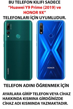 Huawei Y9 Prime (2019) Uyumlu Türk Milli Takım Beyaz Forma Baskılı Silikon Kılıf