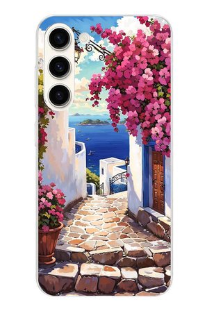 Samsung Galaxy S25 PLUS Uyumlu Ege'nin Kayıp Sokakları Baskılı Silikon Kılıf