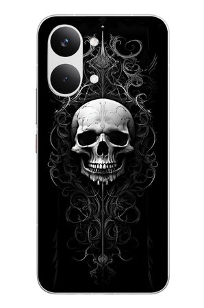 POCO X8 Pro Max Uyumlu Kuru Kafa Baskılı Silikon Kılıf